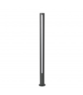 LED Outdoor Tall Bollard Light Dark Grey IP54