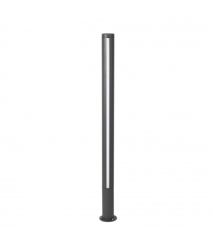 LED Outdoor Tall Bollard Light Dark Grey IP54