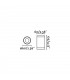 1 Light Outdoor Surface Mounted Ceiling Light White IP44, GU10