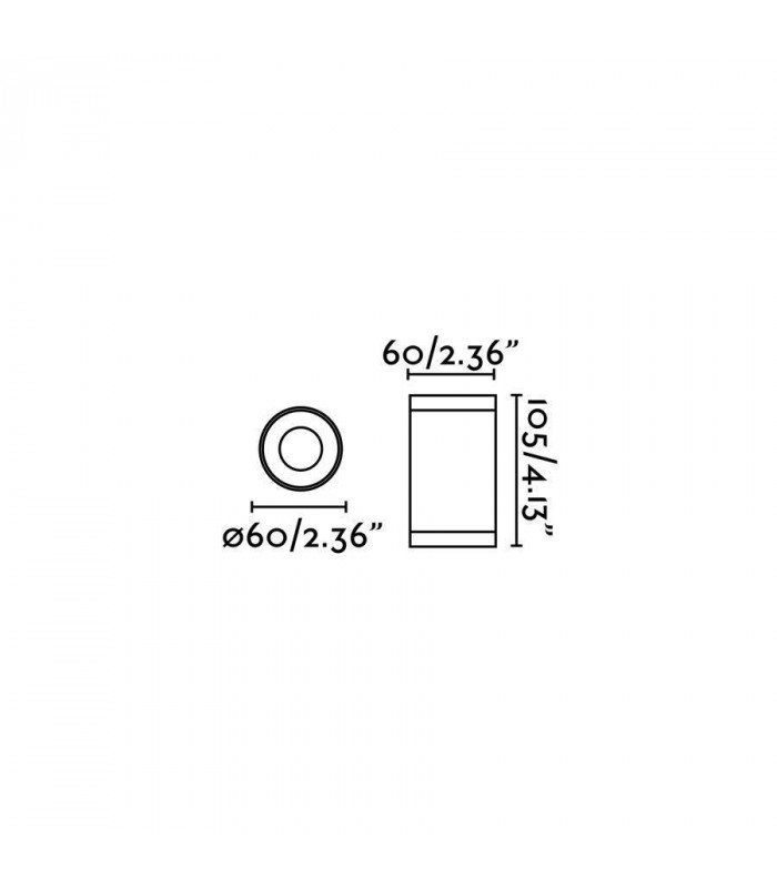 1 Light Outdoor Surface Mounted Ceiling Light White IP44, GU10