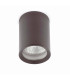 1 Light Outdoor Surface Mounted Ceiling Light Dark Grey IP44
