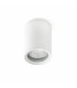 1 Light Outdoor Surface Mounted Ceiling Light White IP44