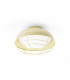 2 Light Outdoor Ceiling Light Cream IP44, E27