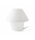 1 Light Outdoor Floor Lamp White IP44, E27