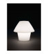 1 Light Outdoor Floor Lamp White IP44, E27