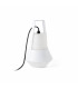 1 Light Outdoor Table Lamp White IP54, E27