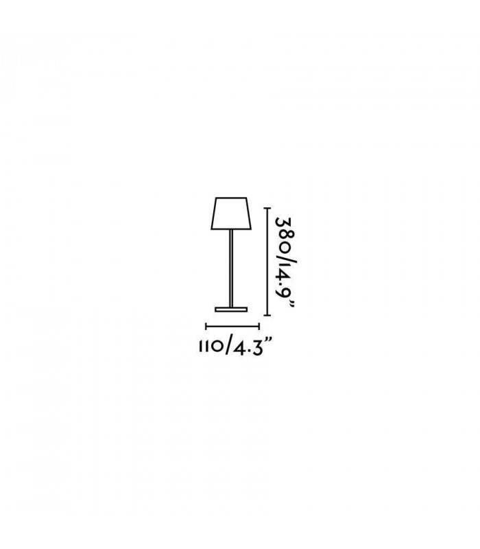 LED Outdoor Portable Lamp White IP54