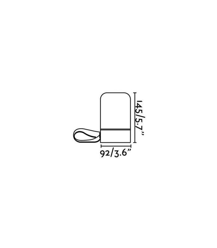LED Outdoor Portable Lamp White, Orange IP44