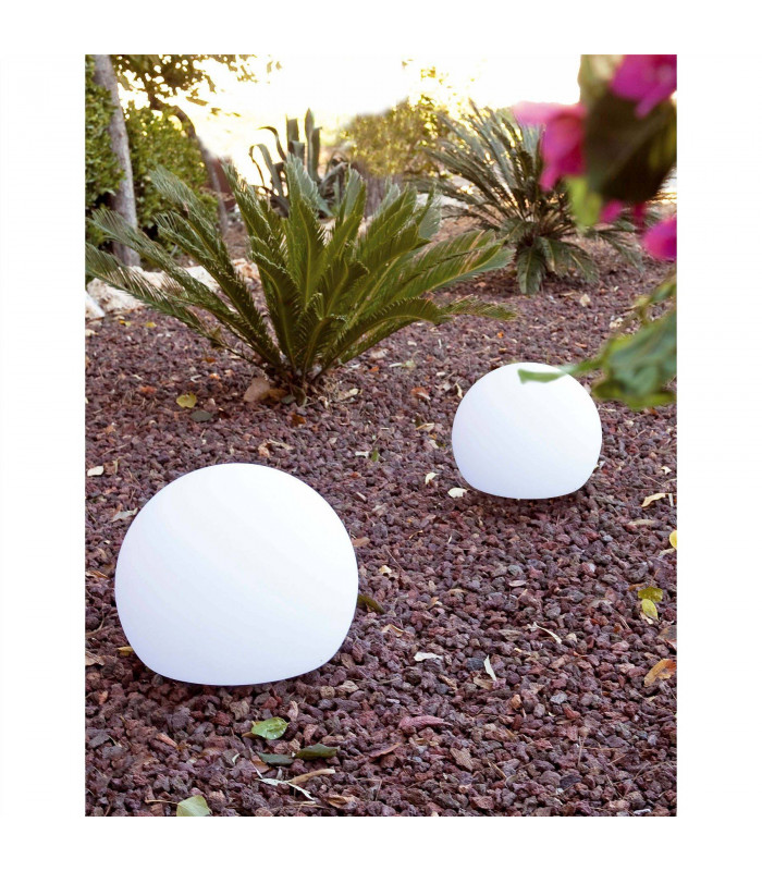 1 Light Small Outdoor Lamp White IP65, E27