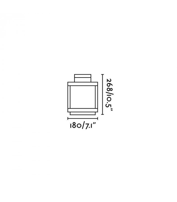 LED Outdoor Lamp Dark Grey, Clear IP54