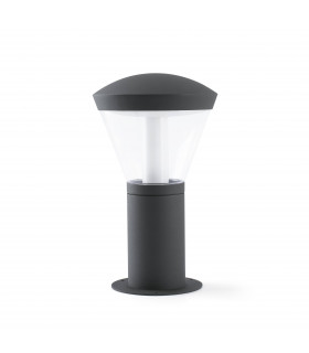 LED Outdoor Pedestal Light White, Dark Grey IP65