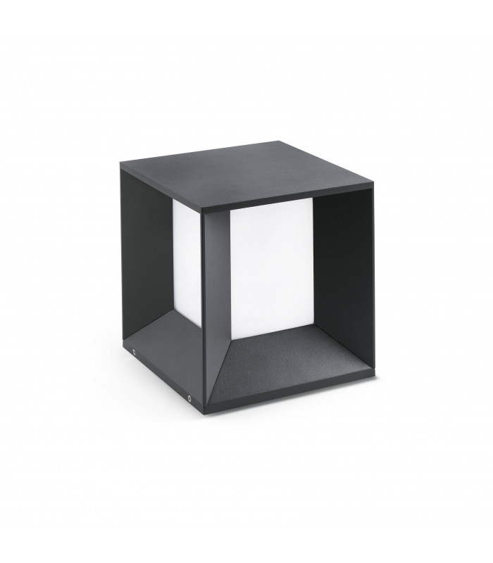 LED Outdoor Pedestal Light White, Dark Grey IP65