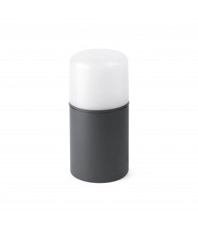 LED Outdoor Pedestal Light White, Dark Grey IP65