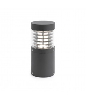 LED Outdoor Pedestal Light Dark Grey IP54