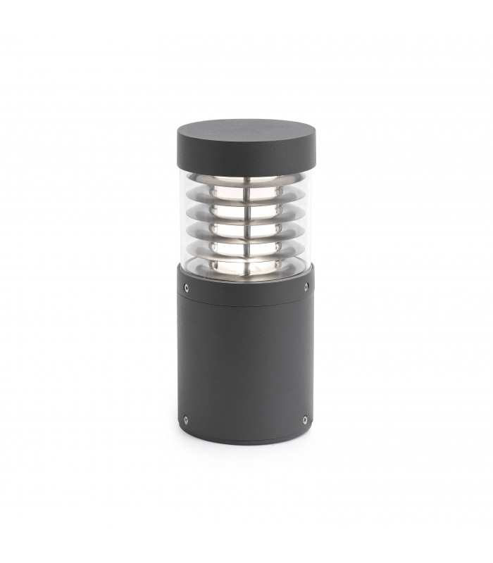 LED Outdoor Pedestal Light Dark Grey IP54