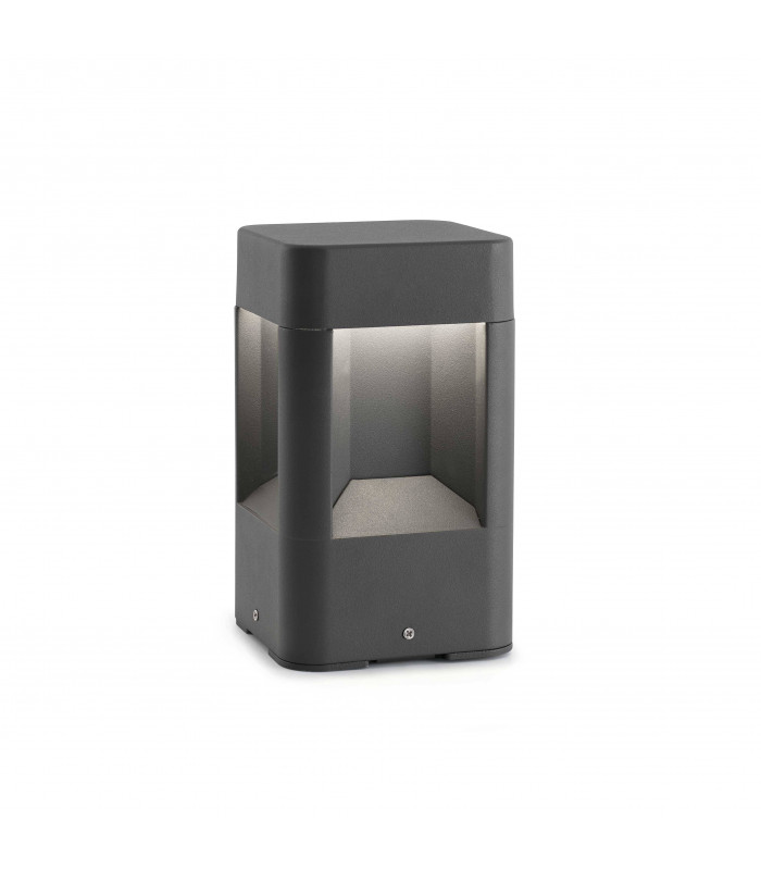 LED Outdoor Pedestal Light Dark Grey IP54