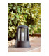 1 Light Outdoor Pedestal Light Dark Grey IP54, E27