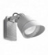 1 Light Outdoor Spotlight Grey IP65