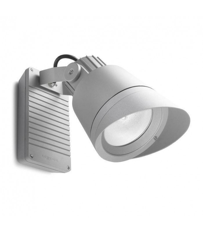 1 Light Outdoor Spotlight Grey IP65