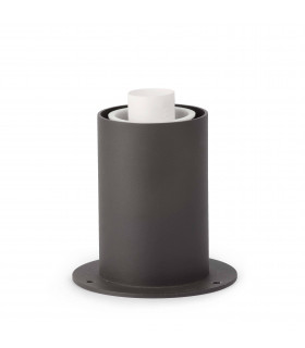 1 Light Base For Moon, Matsu, Bulb'S and Muffin Shades Dark Grey - Base Only IP44, E27
