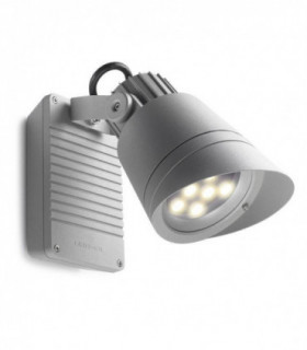 LED 1 Light Outdoor Spotlight Grey IP65