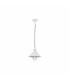 1 Light Small Outdoor Ceiling Pendant Light White, Copper, E27