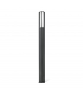 LED 4 Light Outdoor Lamp Post Dark Grey IP65