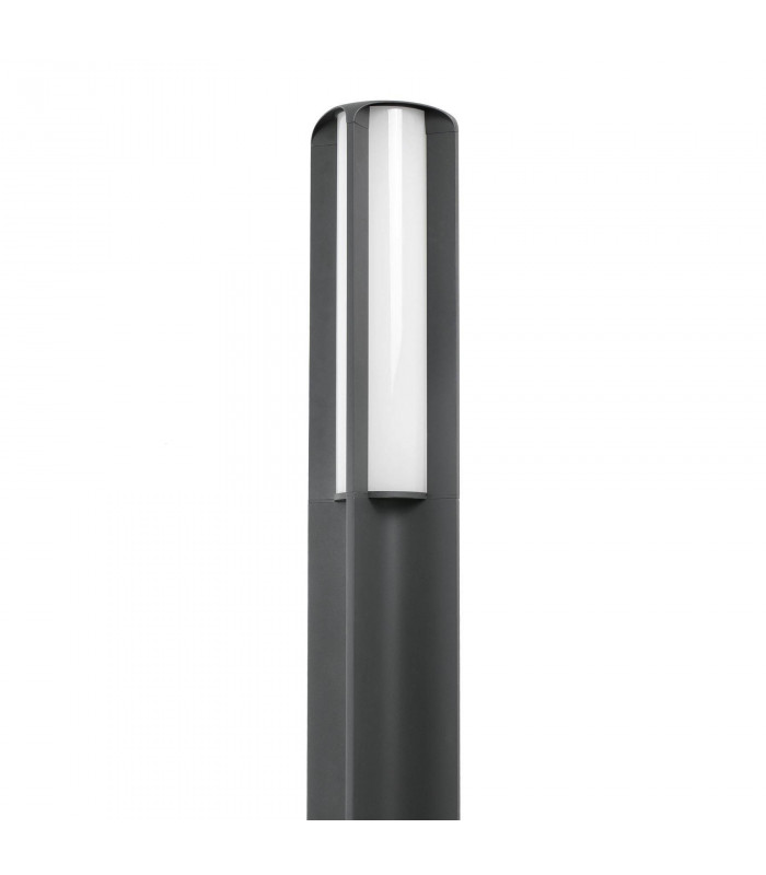 LED 4 Light Outdoor Lamp Post Dark Grey IP65