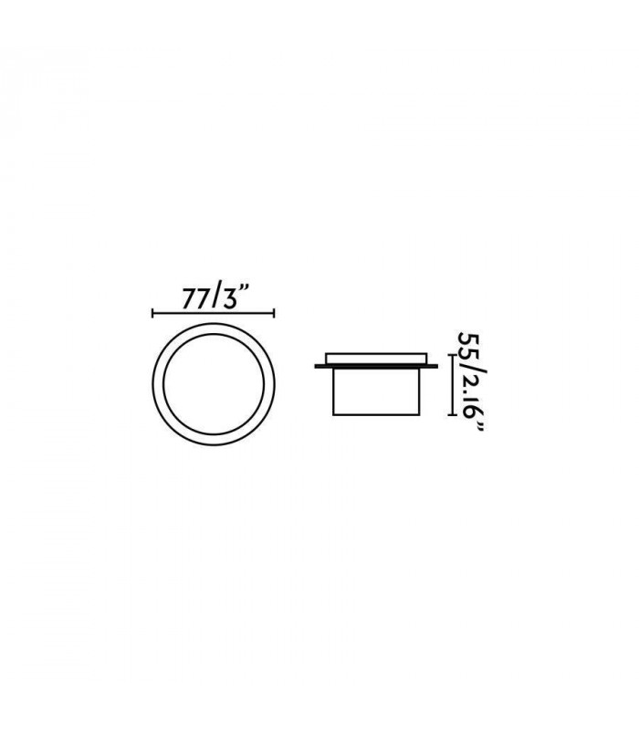 LED Recessed Outdoor Ground Light White IP54