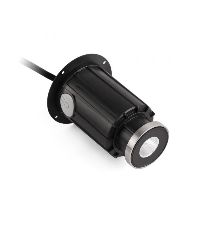 LED Recessed Outdoor Ground Light Black IP67