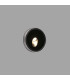 LED Outdoor Recessed Wall Light Black IP67