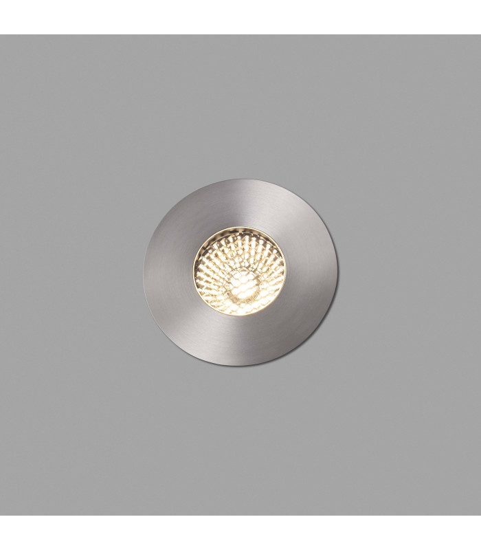 LED Medium Outdoor In Ground Recessed Spotlight Matt Nickel IP67