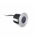 LED Medium Outdoor In Ground Recessed Spotlight Matt Nickel IP67