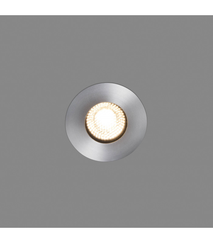 LED Large Outdoor In Ground Recessed Spotlight Matt Nickel IP67