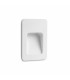 LED Outdoor Recessed Wall Light White IP44