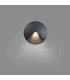 LED Outdoor Recessed Wall Light Dark Grey IP44