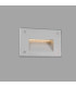 LED Outdoor Recessed Wall Light Grey IP65