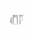 LED Outdoor Recessed Wall Light Dark Grey IP65