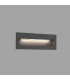LED Outdoor Recessed Wall Light Dark Grey IP65