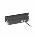 LED Outdoor Recessed Wall Light Dark Grey IP65