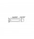 LED Outdoor Recessed Wall Light Dark Grey IP65