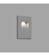 LED Outdoor Recessed Wall Light Grey IP65