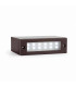 LED Outdoor Recessed Wall Light Dark Grey IP54