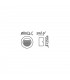 LED Outdoor Recessed Wall Light Dark Grey IP44