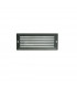 1 Light Outdoor Recessed Wall Light Black IP44, E27