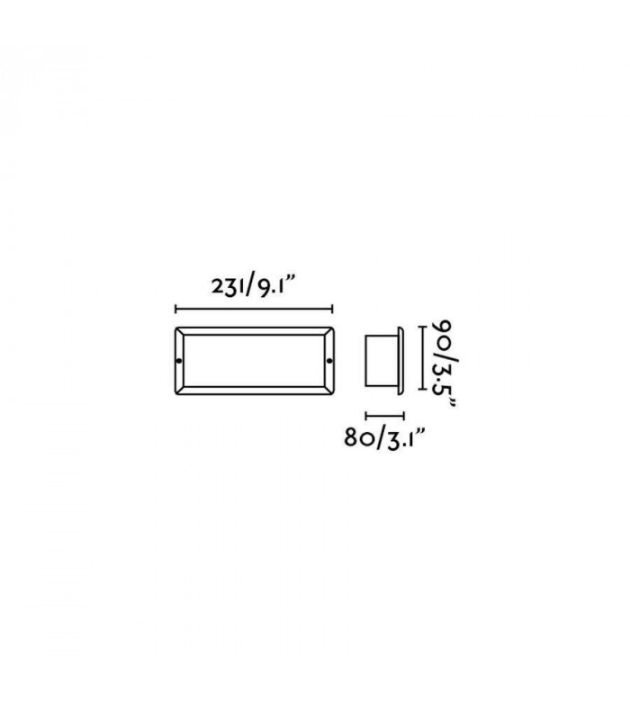 Grey Recess Mounting Box For Esca and Lisa Grey