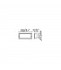 1 Light Outdoor Recessed Wall Light White IP44, E27