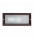 1 Light Outdoor Recessed Wall Light Black IP44, E27
