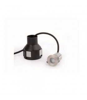 LED Recessed Outdoor Ground Lamp Matt Nickel with Driver 6000K IP67