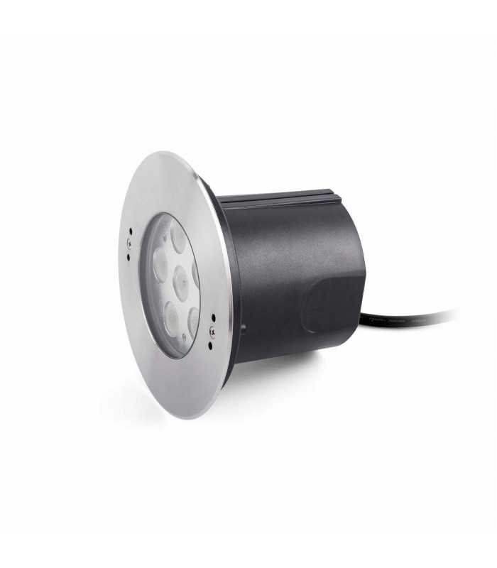 LED Outdoor Recessed Spotlight Matt Nickel IP68